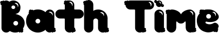 Bath Time Font