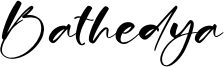 Bathedya Font