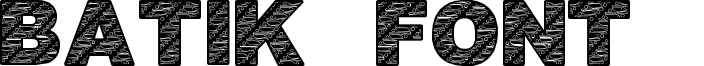 Batik Font 1 Font