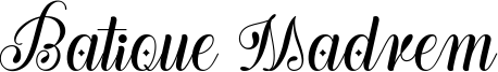 Batique Madrem Font