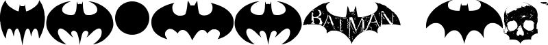 Batman Evolution Logo Font