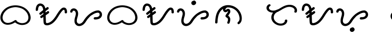 Baybayin Tayo Handwriting B30 Font
