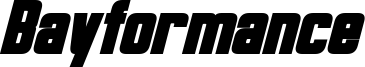 Bayformance Bold Italic.otf