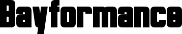 Bayformance Bold.otf