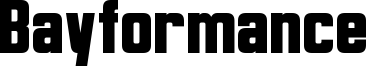 Bayformance Font