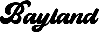 Bayland Font