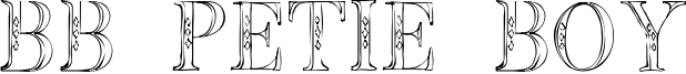 BB Petie Boy Font