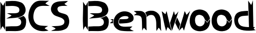 BCS Benwood Font