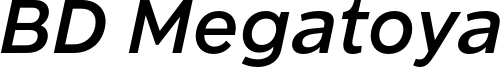 BD Megatoya Font