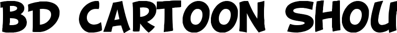 BD Cartoon Shout Font