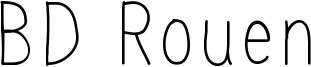 BD Rouen Font