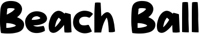 Beach Ball Font