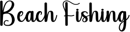 Beach Fishing Font