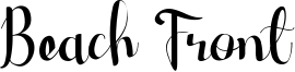 Beach Front Font