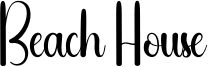 Beach House Font