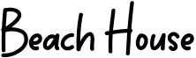Beach House Font