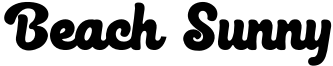 Beach Sunny Font