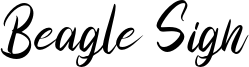Beagle Sign Font