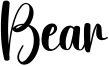 Bear Font