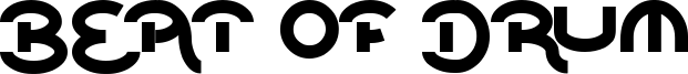 Beat of drum Font