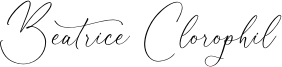 Beatrice Clorophil Font
