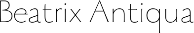 Beatrix Antiqua Font
