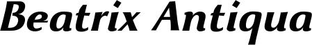 BeatrixAntiqua-BoldItalic Trial.ttf