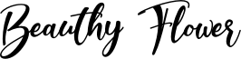 Beauthy Flower Font