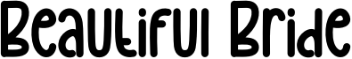Beautiful Bride Font