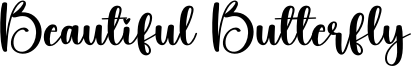 Beautiful Butterfly Font