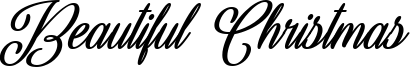Beautiful Christmas Font