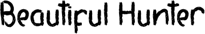 Beautiful Hunter Font