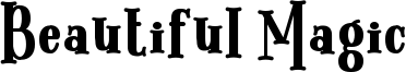 Beautiful Magic Font