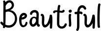 Beautiful Font