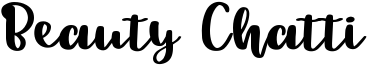 Beauty Chatti Font