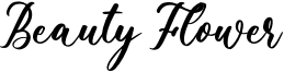 Beauty Flower Font
