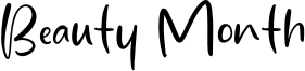 Beauty Month Font