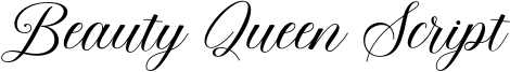 Beauty Queen Script Font