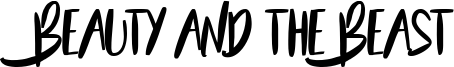 Beauty and the Beast Font