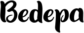 Bedepa Font