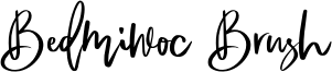 Bedmiwoc Brush Font
