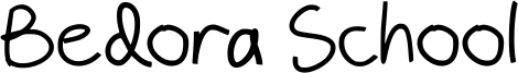 Bedora School Font
