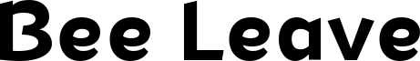 Bee Leave Font