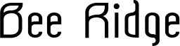 Bee Ridge Font
