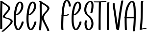 Beer Festival Font