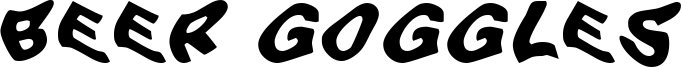Beer Goggles Font