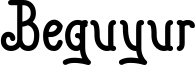 Beguyur Font