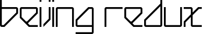Beijing Redux Font