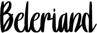 Beleriand Font
