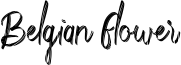 Belgian Flower Font